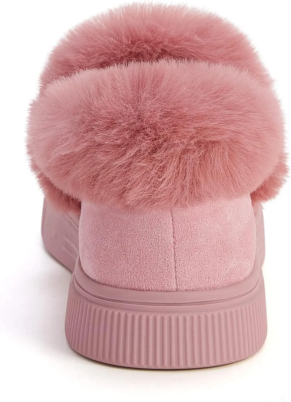 TINSTREE Winter Flat Boots Warm Durable Shoes Casual Fashion Fur Lining Ankle Snow Boots Loafer Flats Platform Thick Plush Shoes for Women