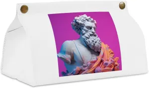 Tissue Pack, Classical Stone Carving Printed Multipurpose Tissue Cover,Travel Christmas Tissue Pack,Flat Tissue Pack