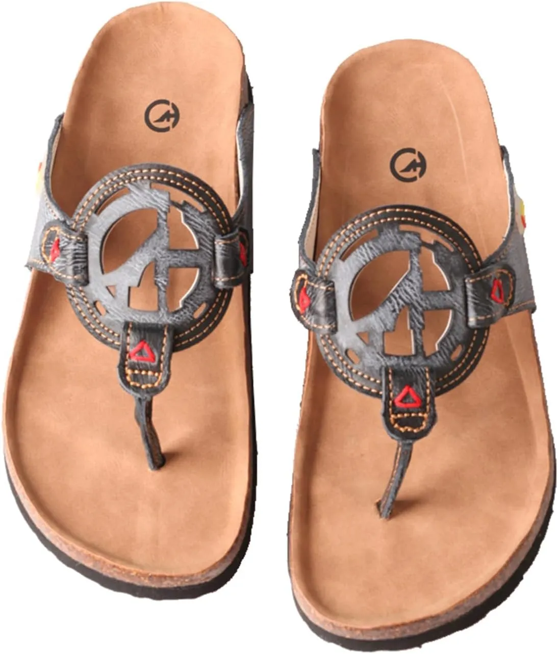 TMA EYES Women's Beach Sandals Soft And Comfortable Casual And Modern Style Non-slip Slippers