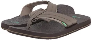 Toe Cozy Sanuk Beer Rounded Sandals On Slip Hot-selling Summer Flip-Flop Open 2 Brindle 5-star customer support