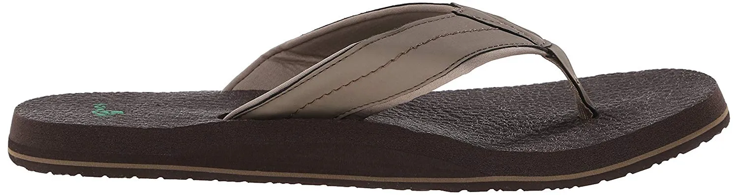 Toe Cozy Sanuk Beer Rounded Sandals On Slip Hot-selling Summer Flip-Flop Open 2 Brindle 5-star customer support
