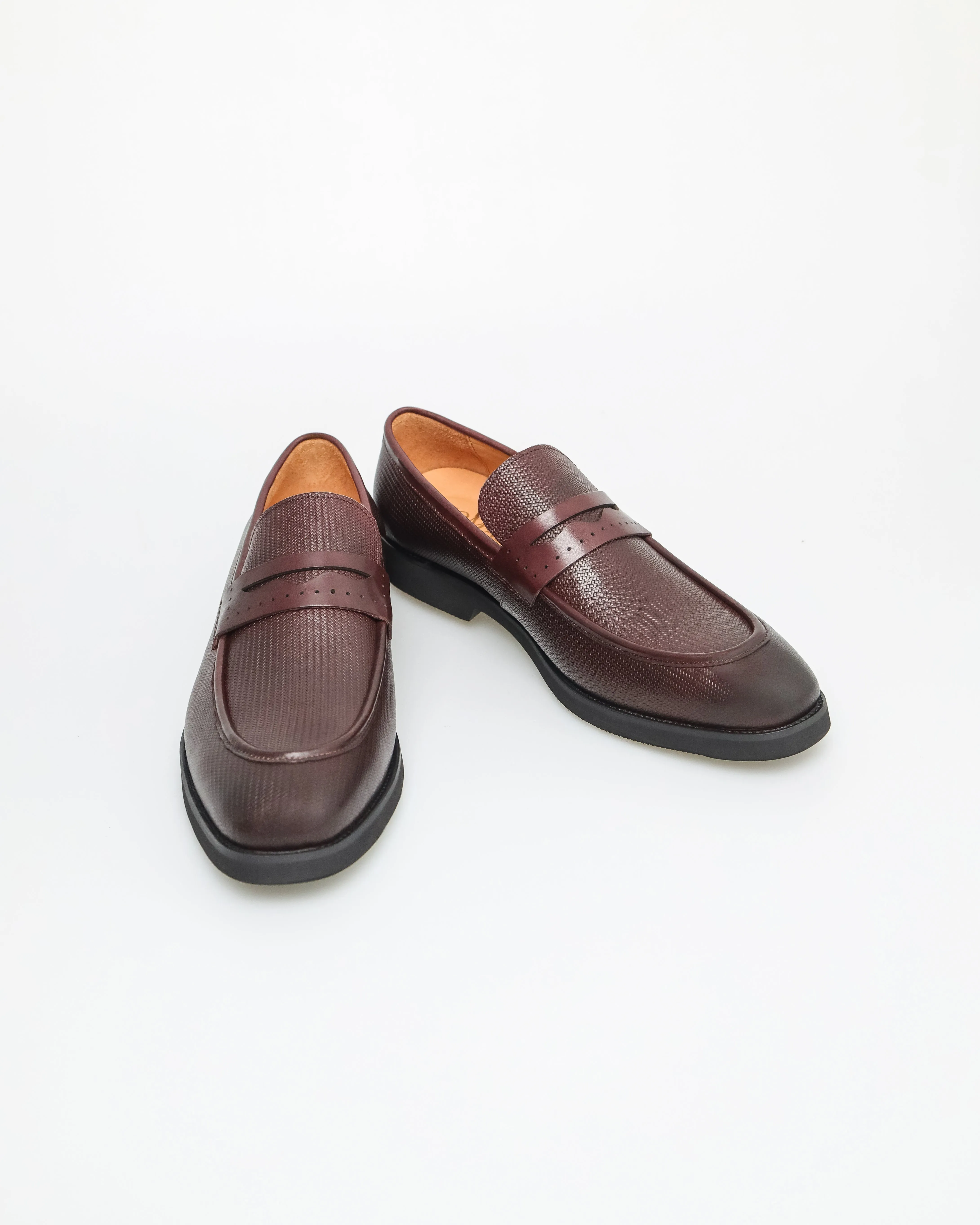 Tomaz F335 Men's Chestnut Elegance Penny Loafer