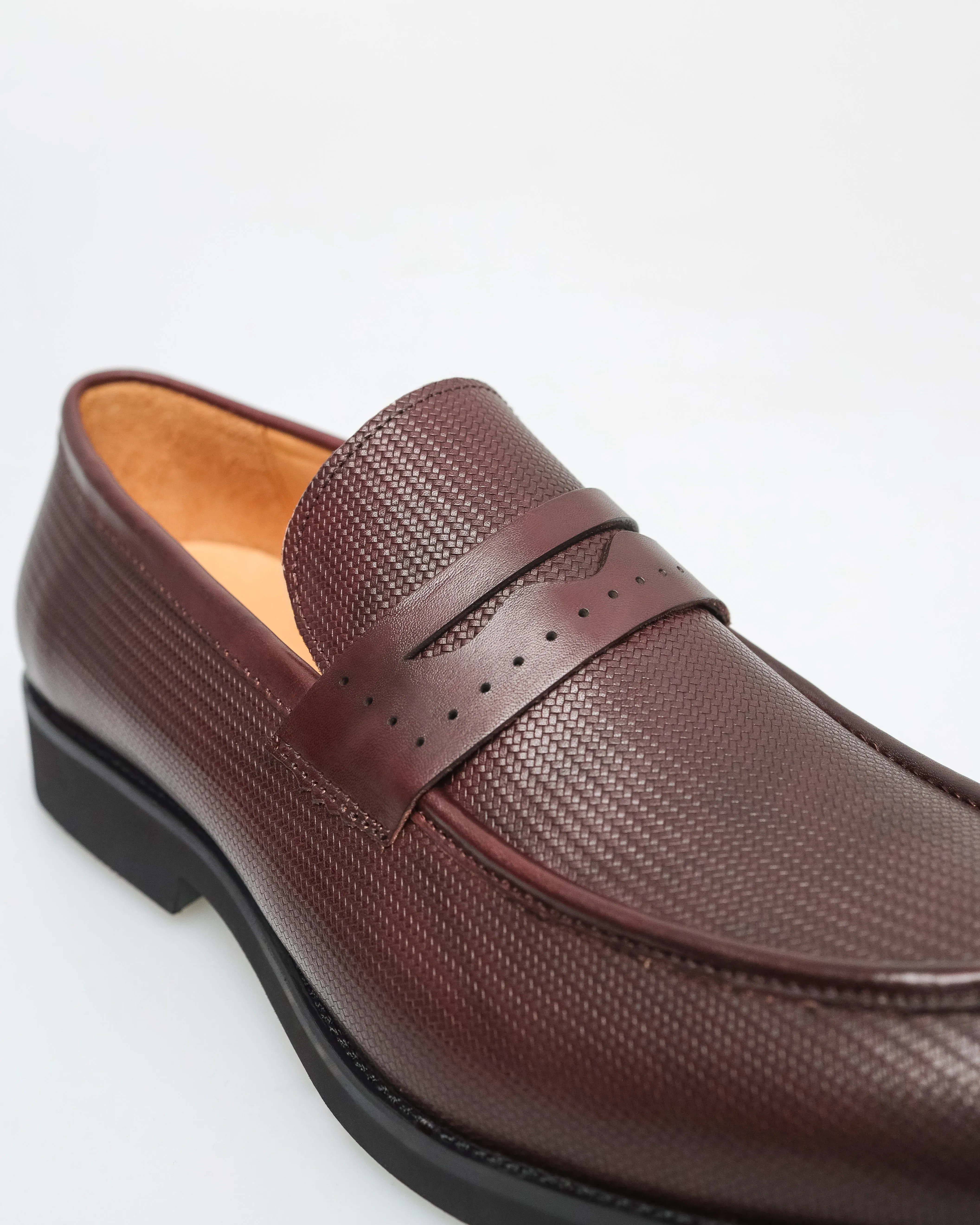 Tomaz F335 Men's Chestnut Elegance Penny Loafer