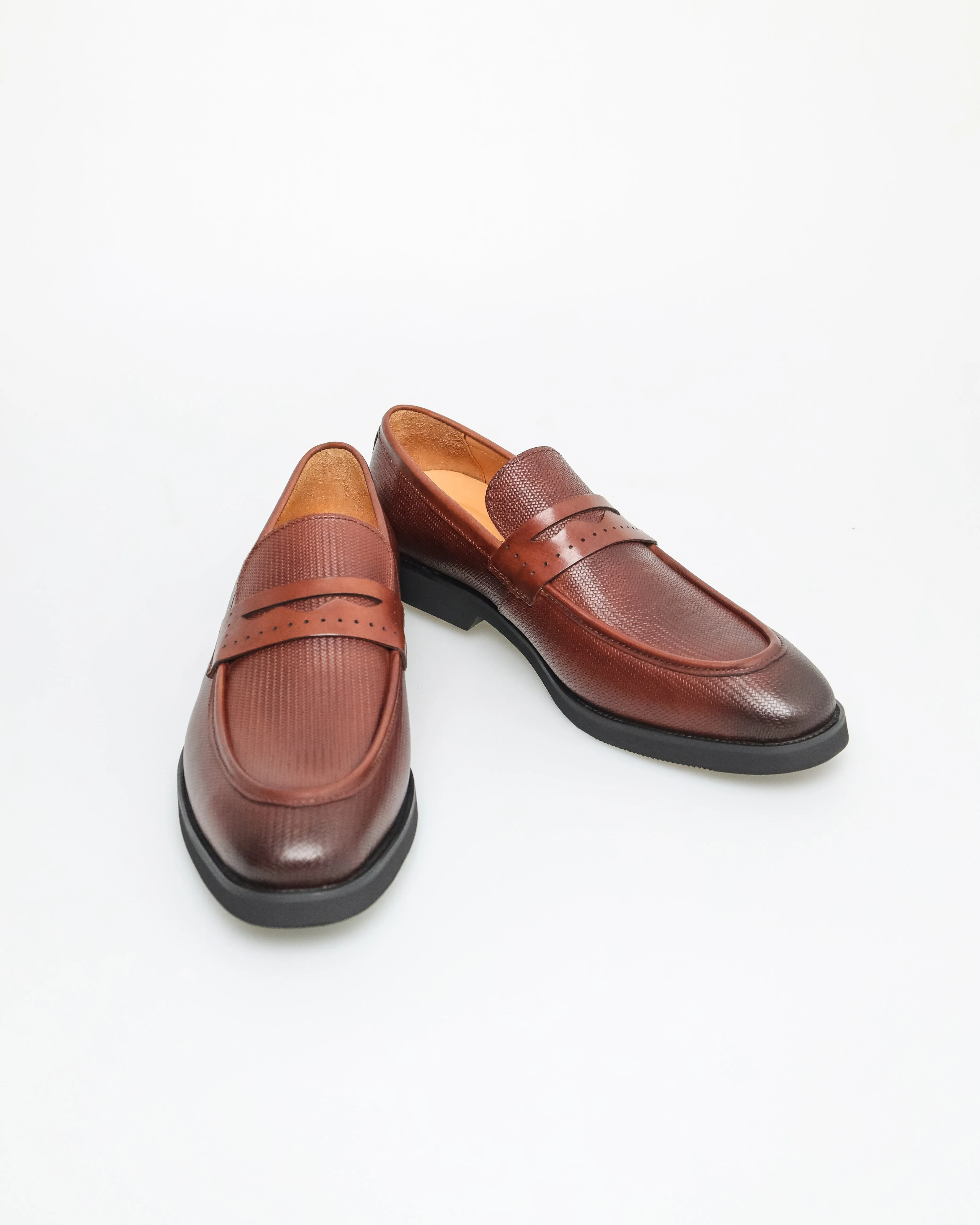 Tomaz F335 Men's Chestnut Elegance Penny Loafer