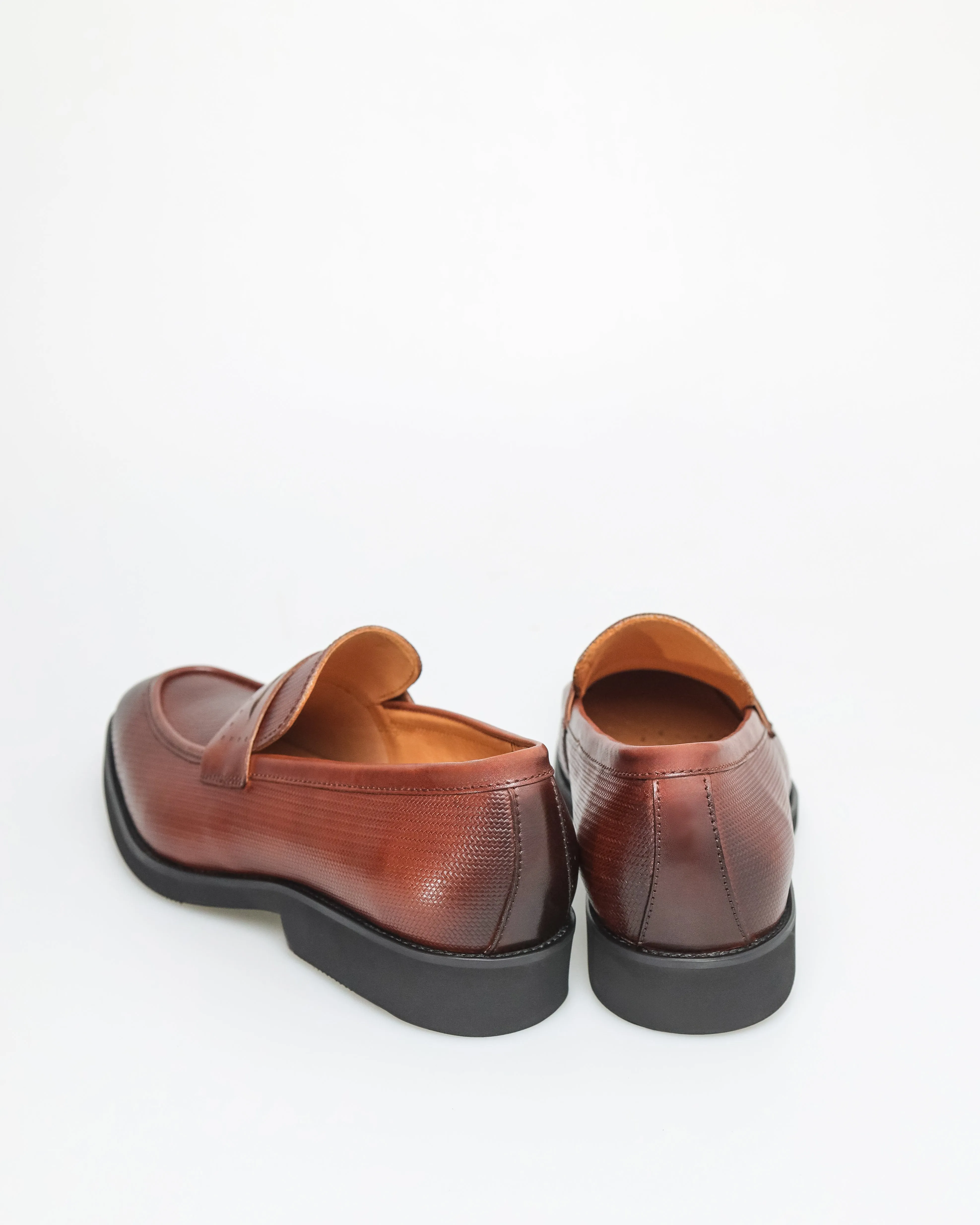 Tomaz F335 Men's Chestnut Elegance Penny Loafer