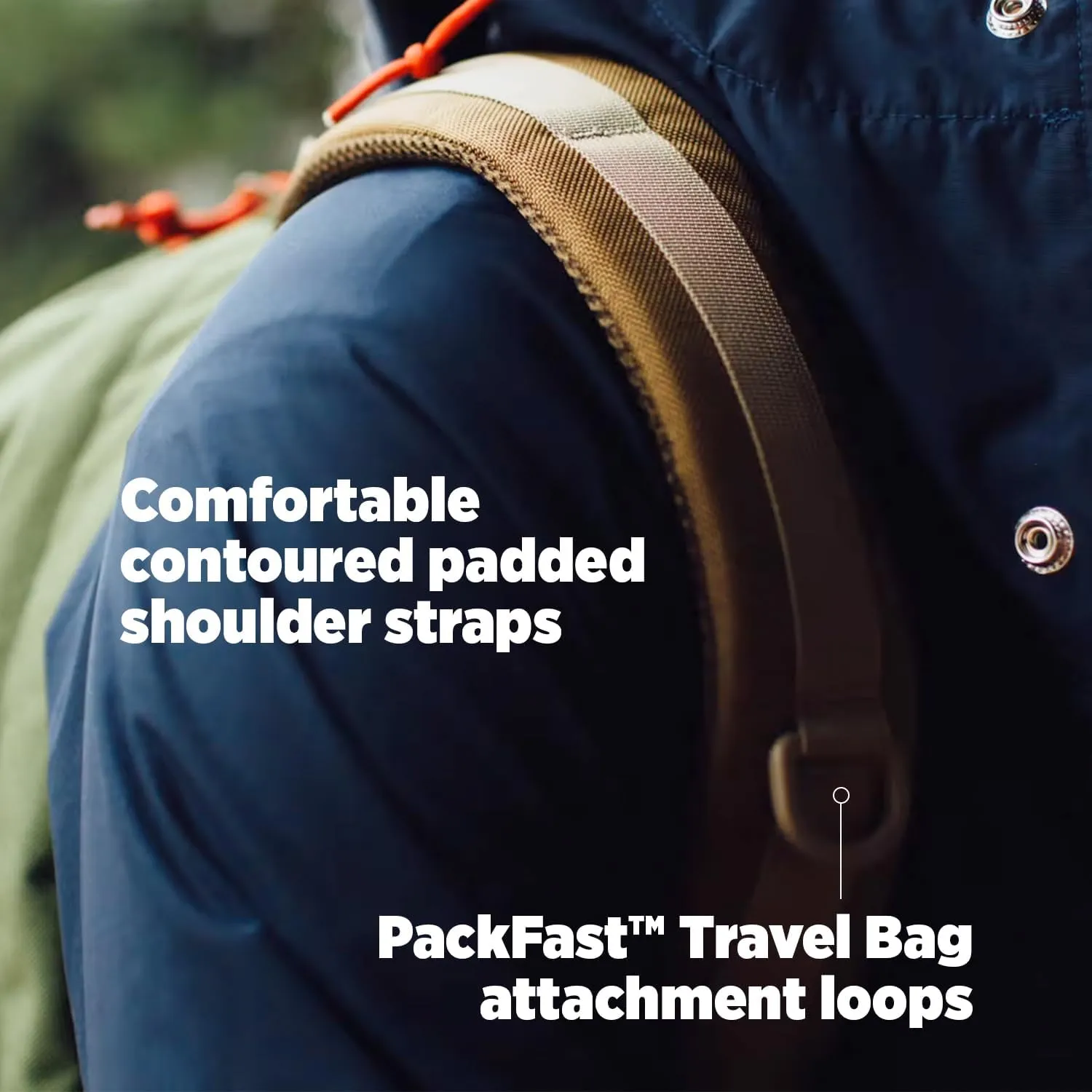 Topo Designs Daypack Classic, Navy/Mustard, 21 Liters