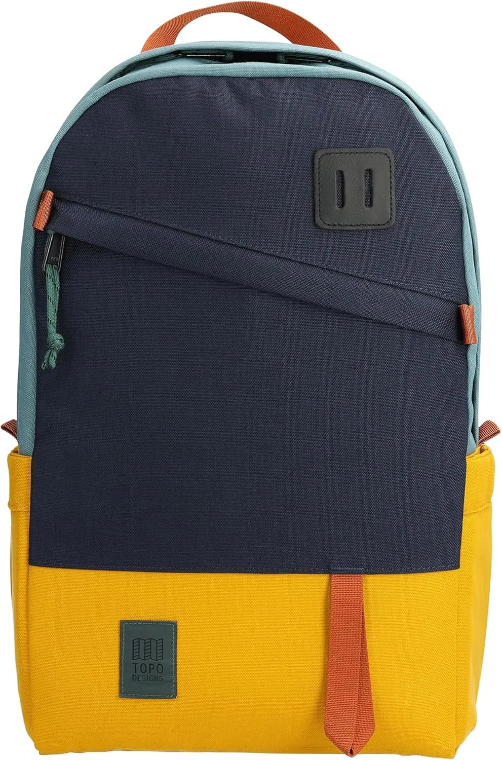 Topo Designs Daypack Classic, Navy/Mustard, 21 Liters