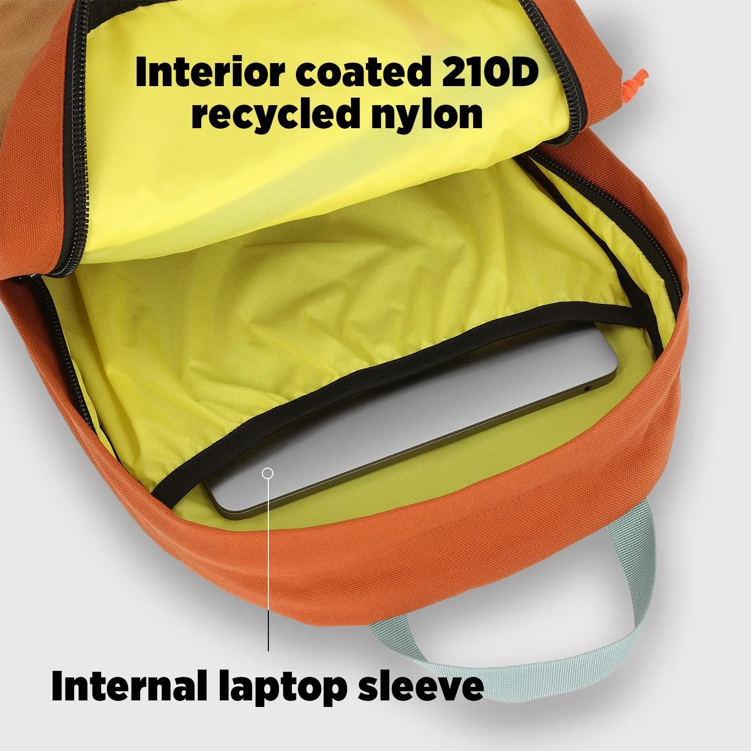 Topo Designs Daypack Classic, Navy/Mustard, 21 Liters