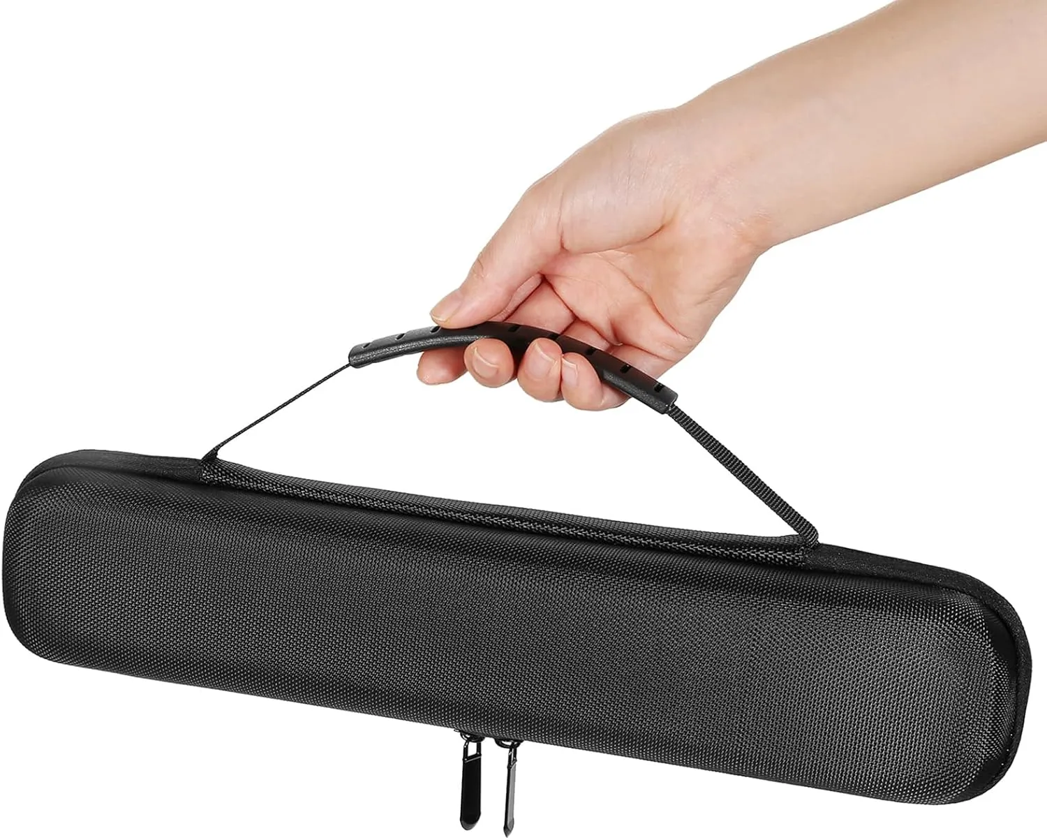Travel Case for Hair Straightener Bag Hot Tools Curling Iron Travel Straightener Case Electric Hot Comb Flat Iron Hair Straight Styler (Only Case, Black)