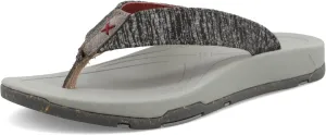 Twisted X Women's Sandal, Round Toe, Dark Grey, 7 M