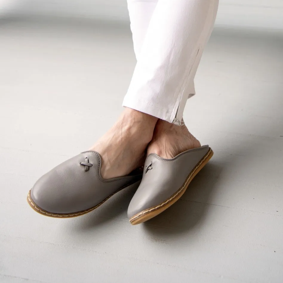 Ultimate Gray Mule Shoes