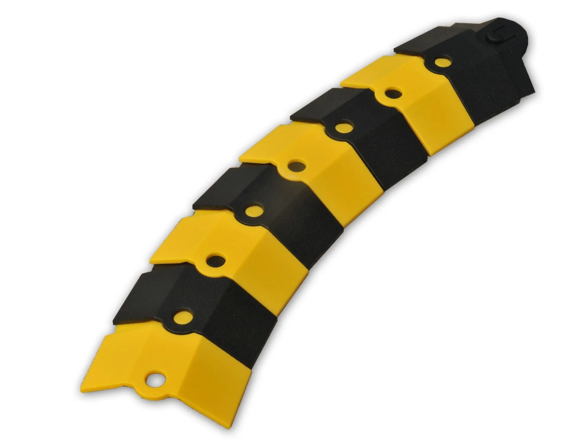 Ultra - Sidewinder Cable Protection with Endcaps, Small, Black and Yellow (1,003mmL x 76mmW x 19mmH)