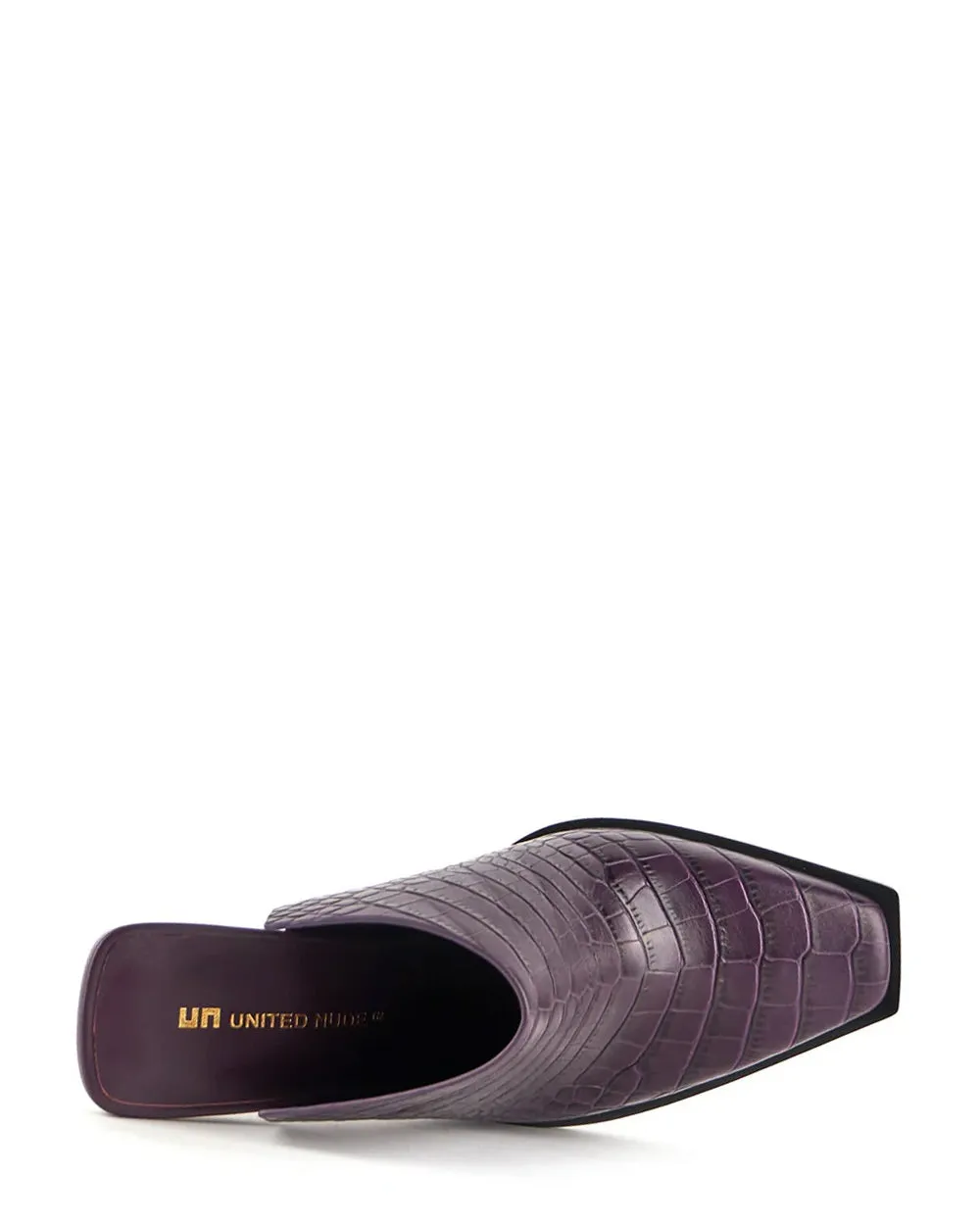 United Nude Rockit Mule ll Plum Leather