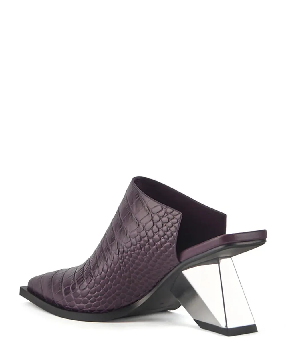 United Nude Rockit Mule ll Plum Leather