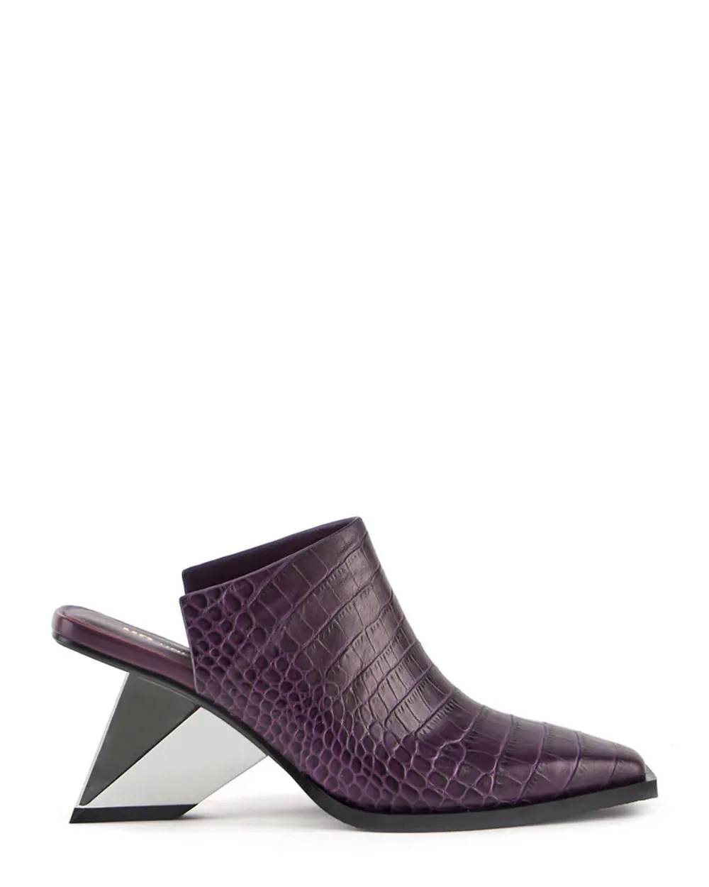 United Nude Rockit Mule ll Plum Leather