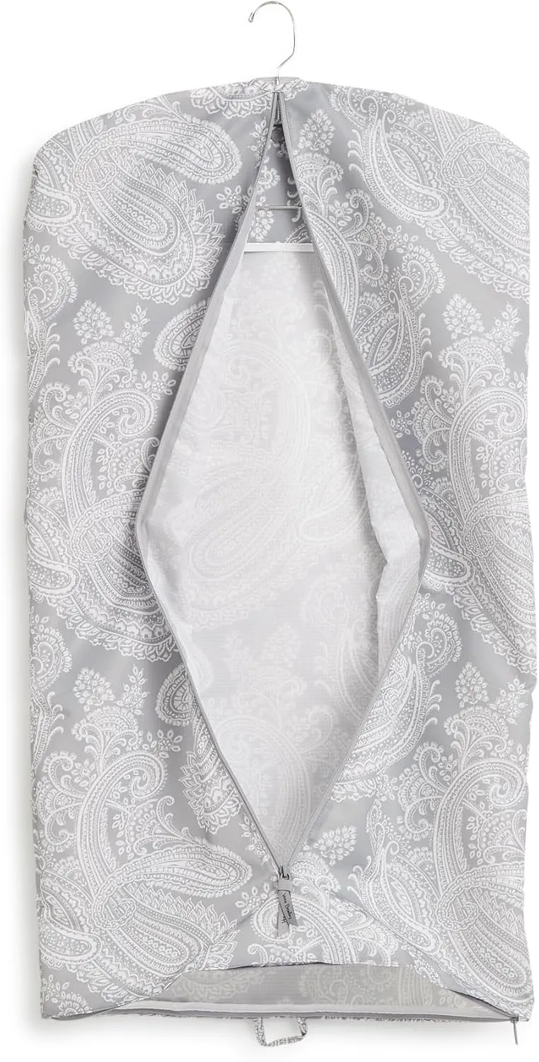 Vera Bradley Ripstop Packable Garment Organizer, Cloud Gray Paisley