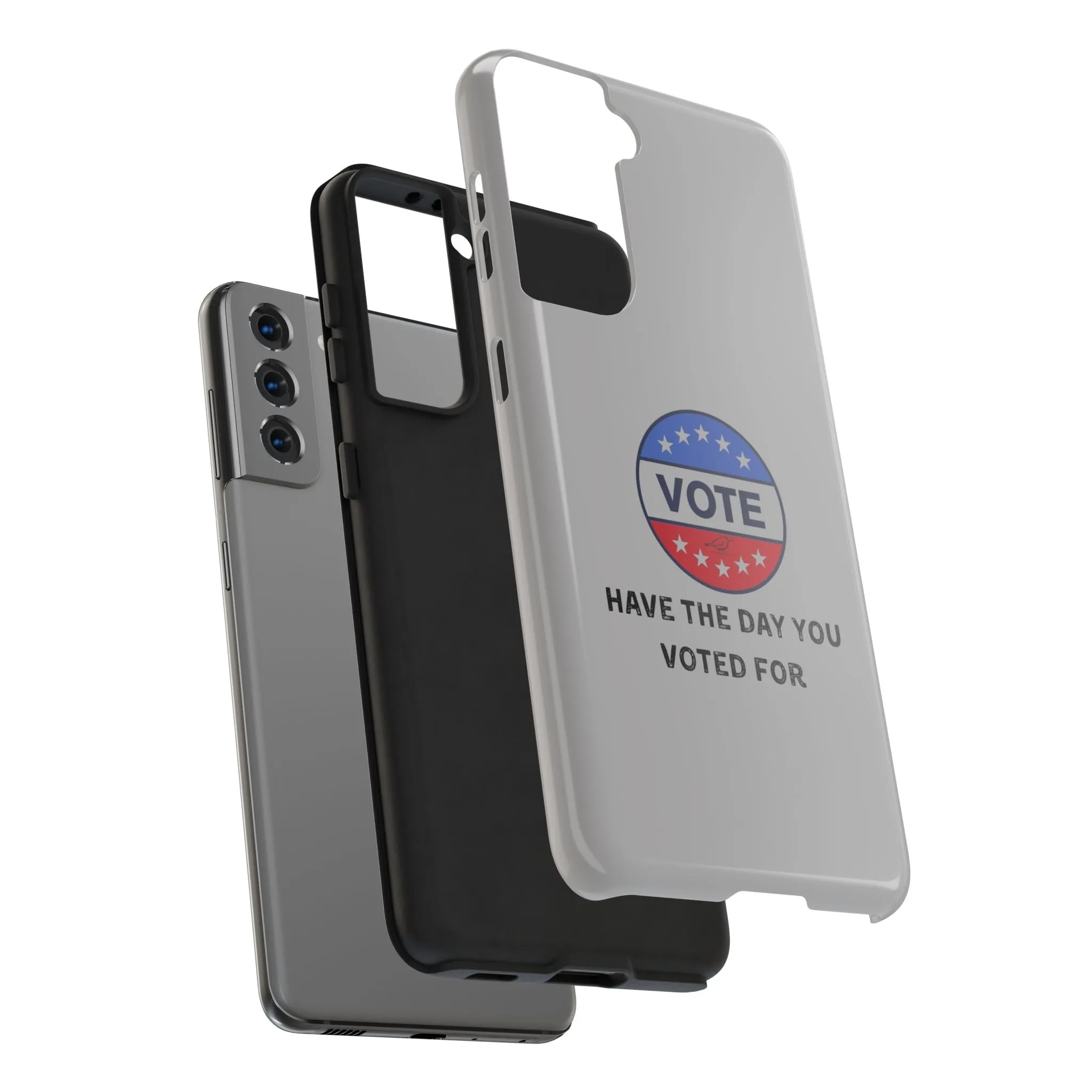 Vote-Themed Tough Phone Case | Stylish & Durable | Perfect for a Subtle polite message.
