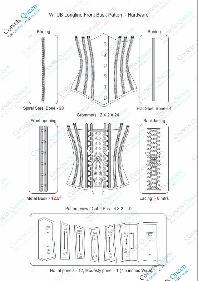 Waist Training Ayana Longline Corset Certified Flexible
