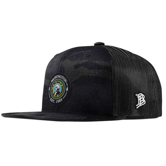 Washington Compass Flat Trucker