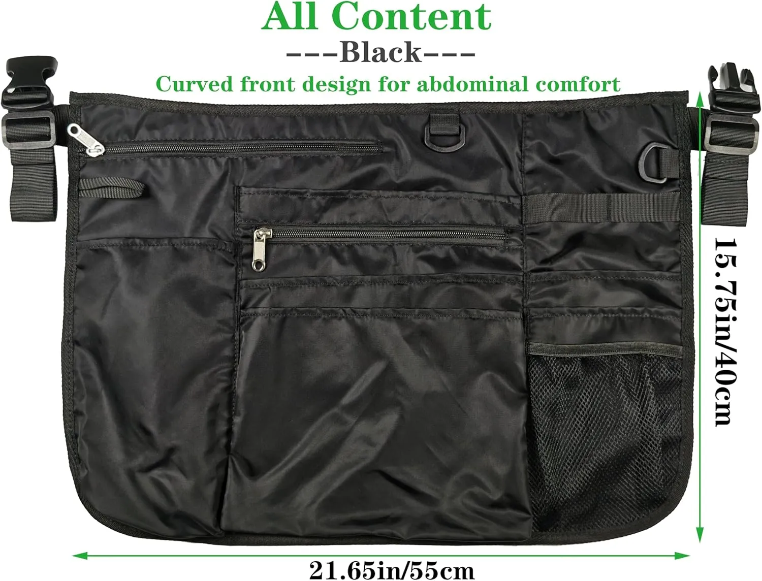 Waterproof Cleaning Apron with 8 Pockets,Housekeeping Uniform Supplies,Durable Caddy Costume Work Apron