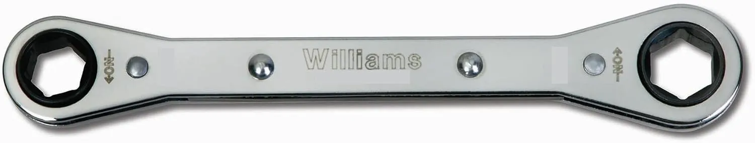 Williams RB-2428 Double Head Ratcheting Box Wrench, 3/4 by 7/8-Inch