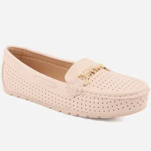 Women "NELLY" Flat Pu Leather Moccasins