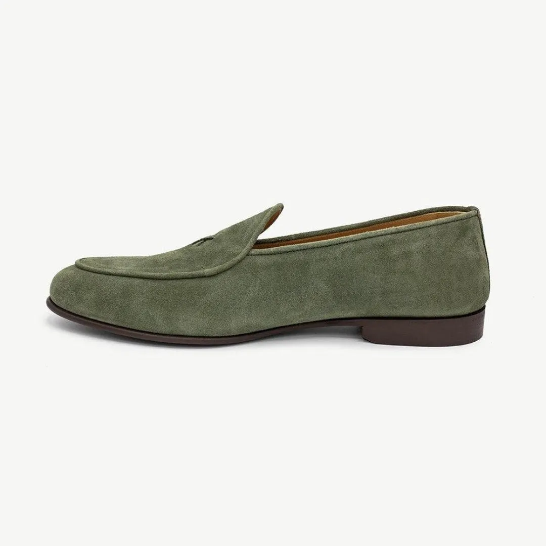 Women's Birch Suede Milano Loafer From Del Toro Shoes