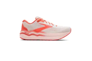 Women's Brooks Ghost Max 2 (White/Hot Coral)