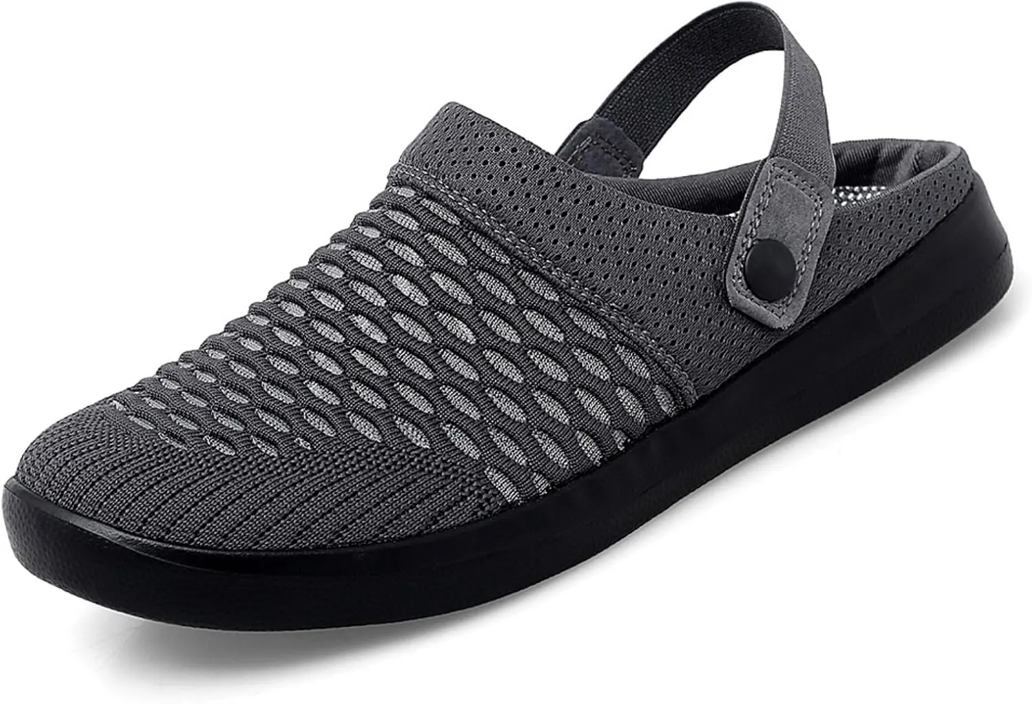 Womens Clogs Mules for Nurse Shoes Slip On Garden Work Close Toe Wide Width Summer Breathable Mesh Slippers Non-Slip Outdoor Beach Sandals Casual Lightweight Going Out Slippers Footwear