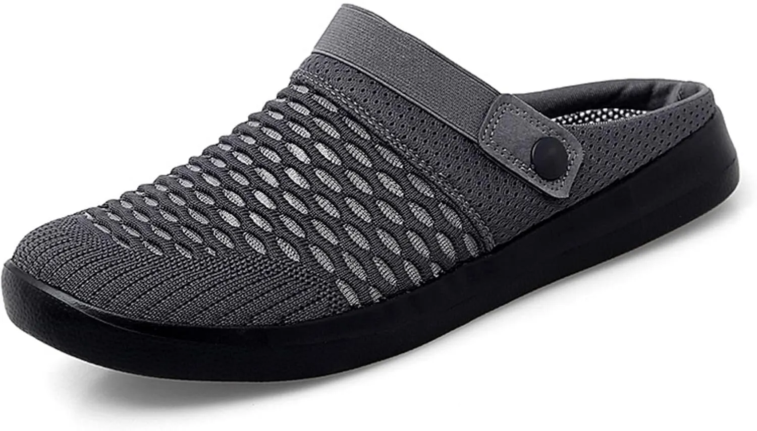 Womens Clogs Mules for Nurse Shoes Slip On Garden Work Close Toe Wide Width Summer Breathable Mesh Slippers Non-Slip Outdoor Beach Sandals Casual Lightweight Going Out Slippers Footwear
