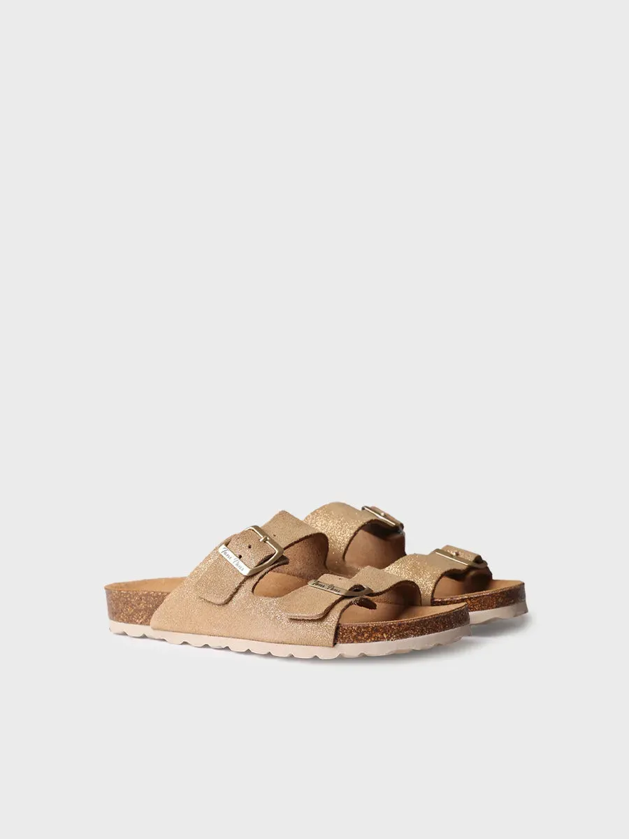 Women's Double Buckle Sandal - GHANA-QT