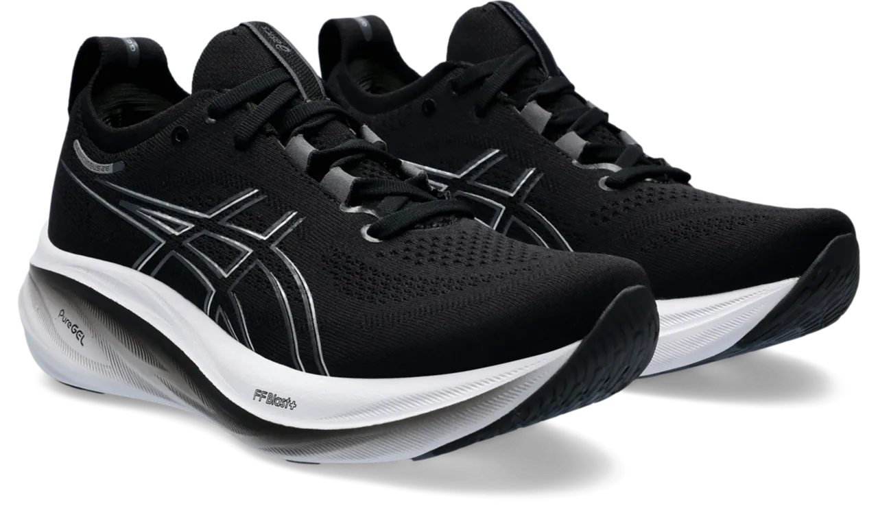Women’s Gel-Nimbus 26 WIDE (001 - Black/Graphite Grey)