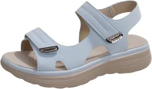 Women's Orthopedic Sport Sandals Shoes with Soft Cushion Foam Comfortable Walking Sandal Arch Support Wide Fit Dress Athletic Travel Summer Sandal Dressy Back Strap