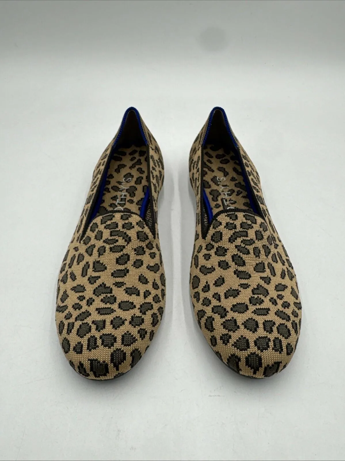 Women’s Rothy’s The Loafer Leopard Print Brown/Grey Size 5 - Like New