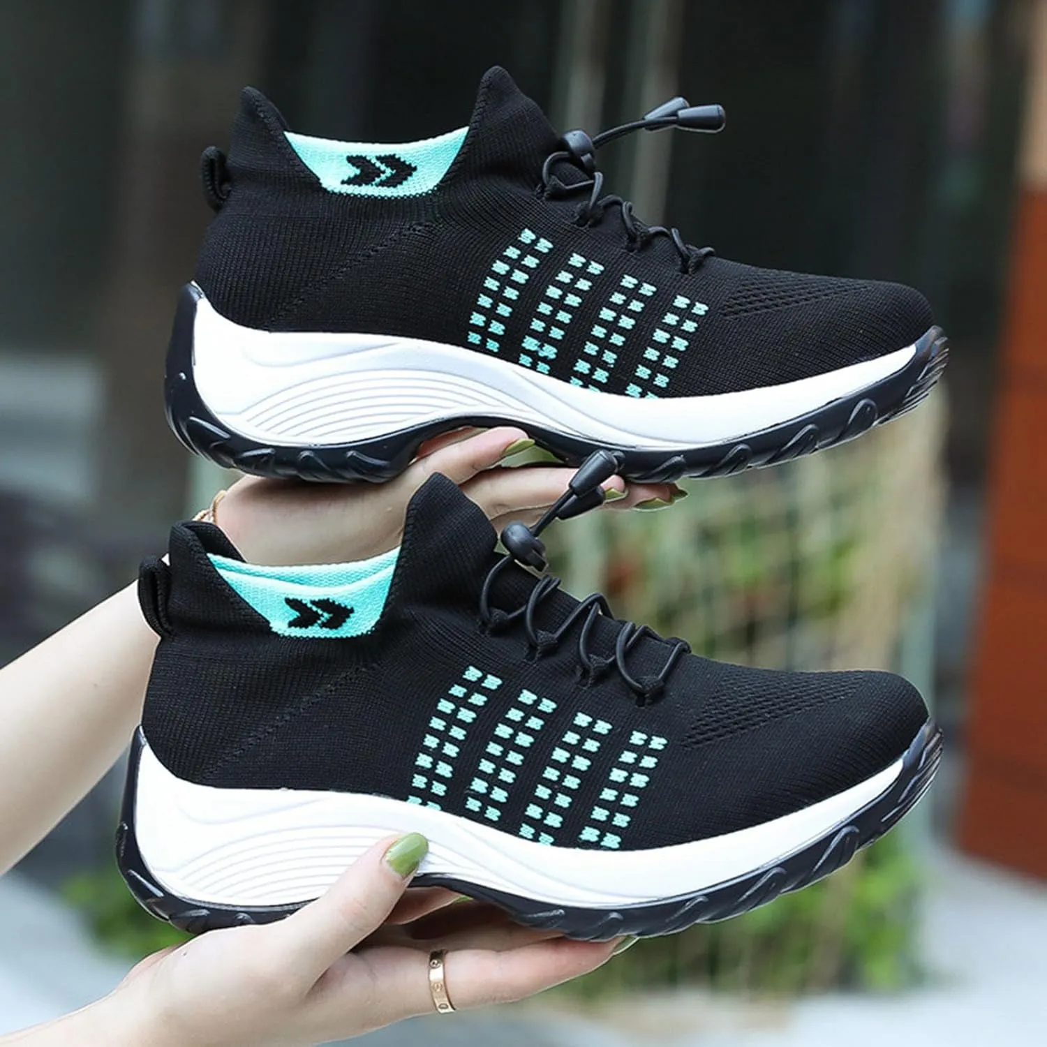 Womens Running Shoes Lightweight Tennis Shoes Slip On Walking Sneakers Non Slip Athletic Shoes Comfortable Walking Shoes