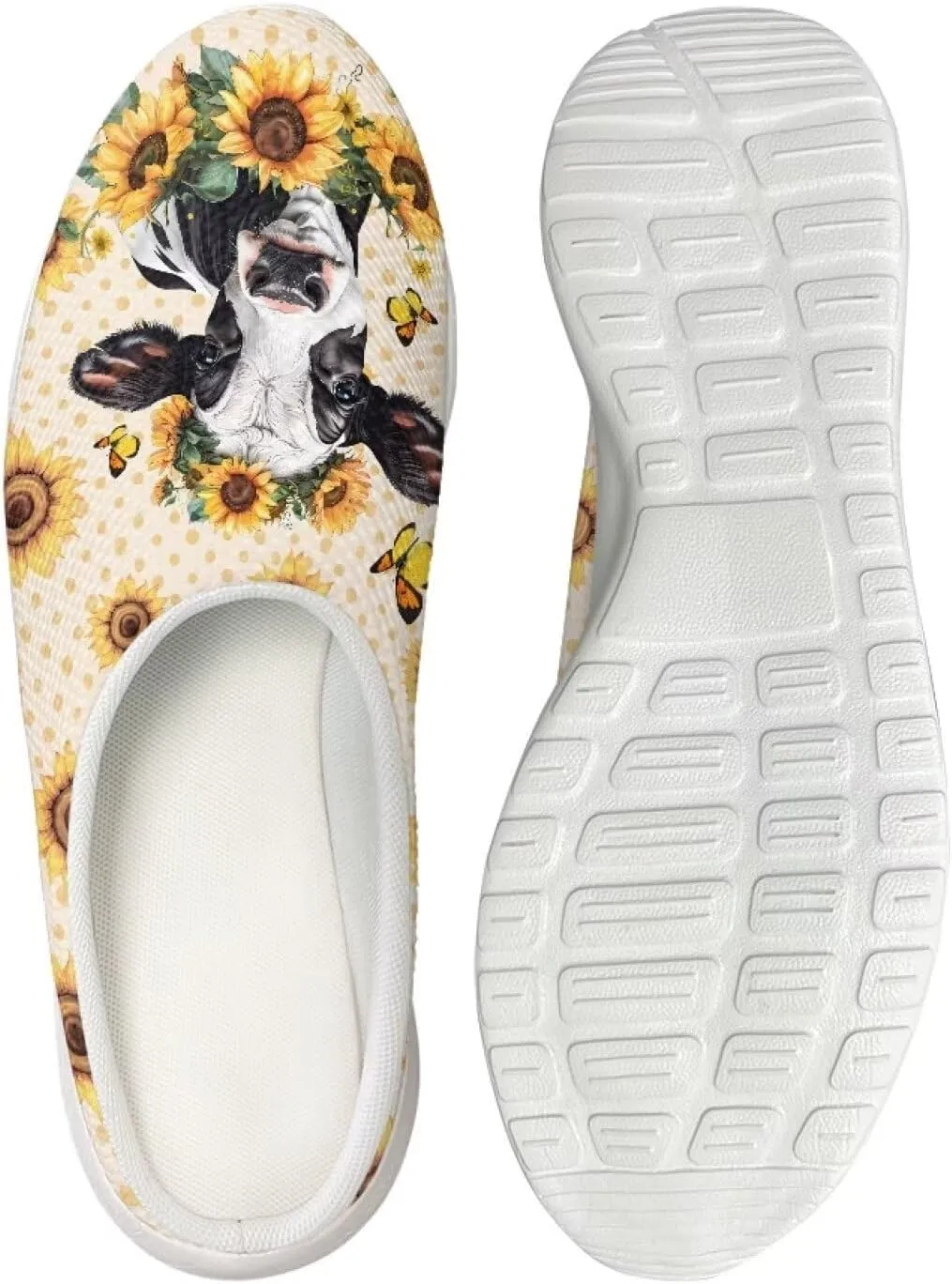 Women's Water Sandals Casual Light Slippers Funny Graphic Garden Clogs Slip On Water Shoes