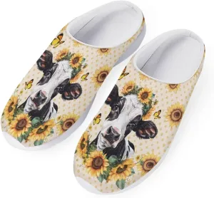 Women's Water Sandals Casual Light Slippers Funny Graphic Garden Clogs Slip On Water Shoes