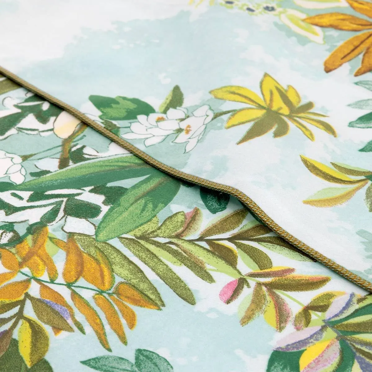 Yves Delorme Panorama Multicolor Full/Queen 94 x 116 in Flat Sheet - Extra Soft and Warm Luxury Sheets, 100% Natural Organic French Bed Linens - Breathable and Durable